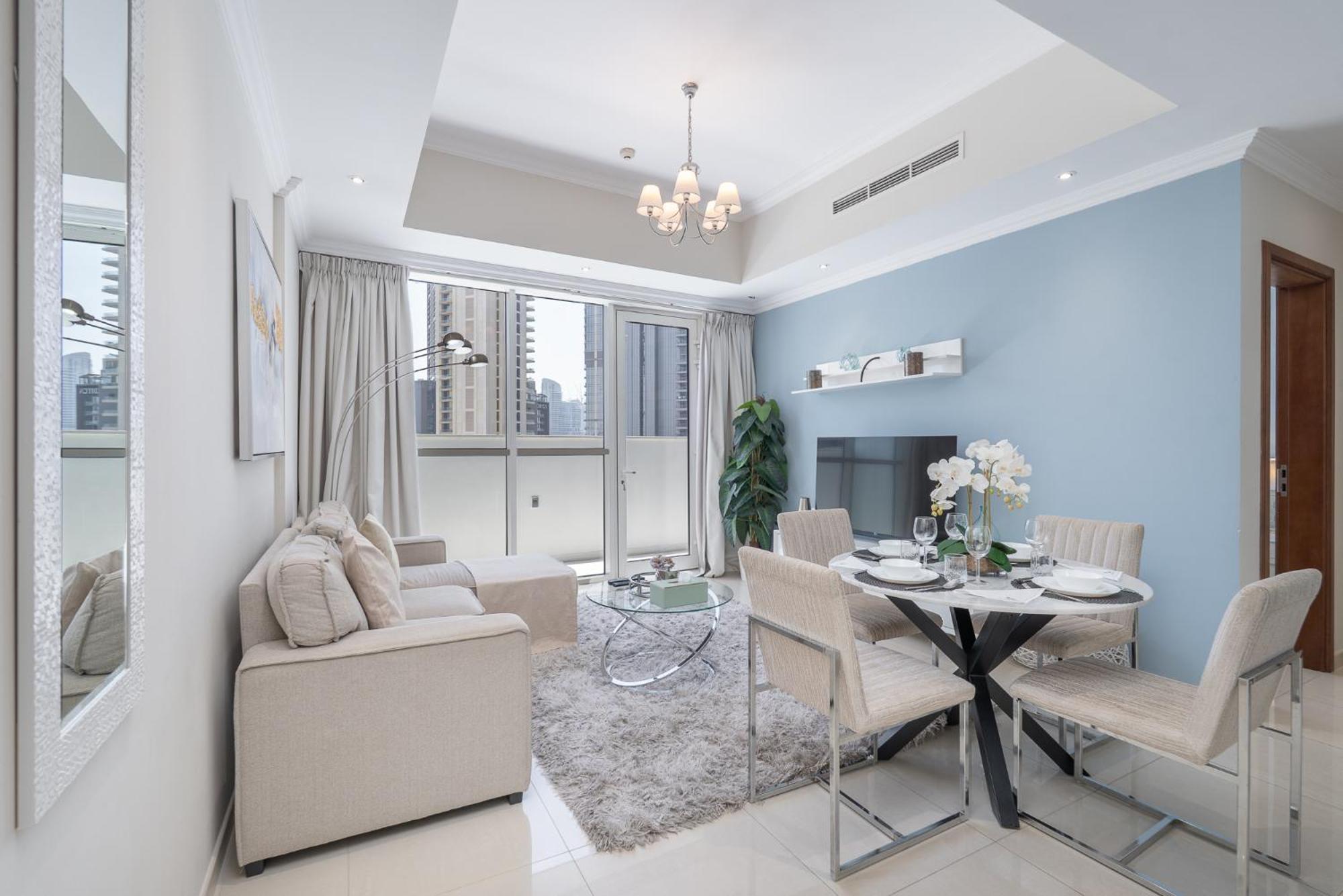Heaven Crest Vacation Homes Downtown - Studio And 1 Bedroom Suites 2 Minute Walk To Dubai Mall And Burj Khalifa Kültér fotó